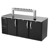 Beverage Air DD94HC-1-B-12T - Draft Beer Cooler, 95"W, 29"D