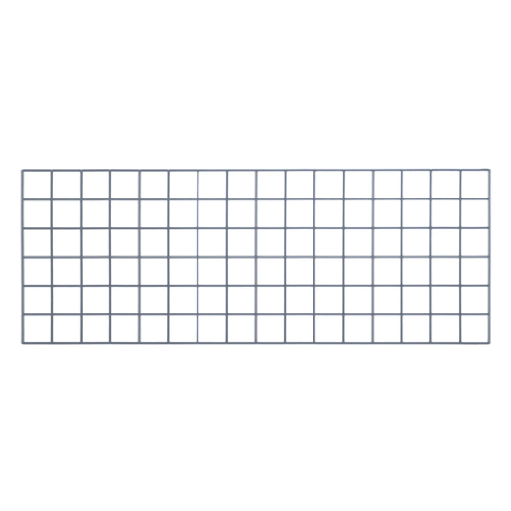 Quantum SG-1848GY Store Grid Panel 48"W X 18"H Gray Epoxy Antimicrobial Finish