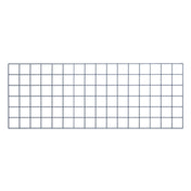 Quantum SG-1848GY Store Grid Panel 48"W X 18"H Gray Epoxy Antimicrobial Finish