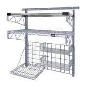 Quantum SGK-401836-3GY Store Grid Medium-Duty Kit Includes: (1) 40" Wall Track