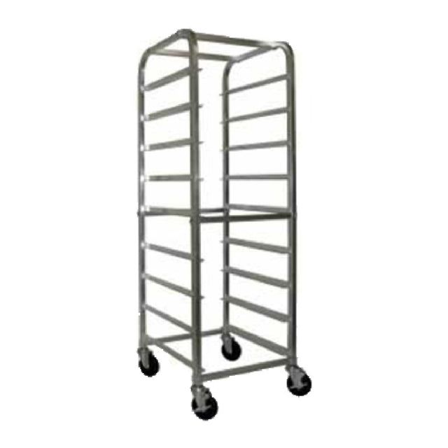 GSW USA AAR-9GW Glass Rack Cart Open Sides (9) 20" X 20" Glass Rack Capacity