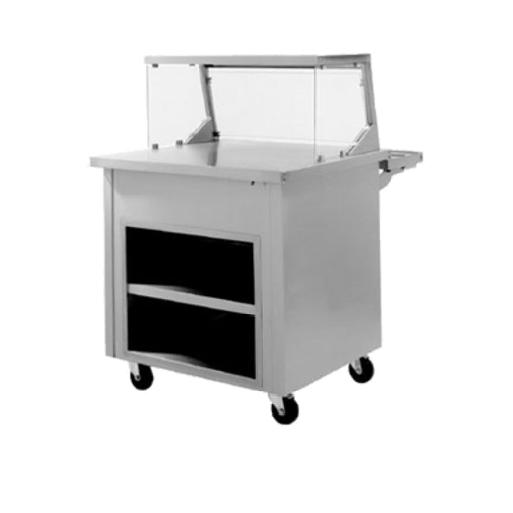 Delfield SC-96 Shelleysteel™ Solid Top Serving Counter 96" Long 14 Gauge Stainless Steel Counter Top