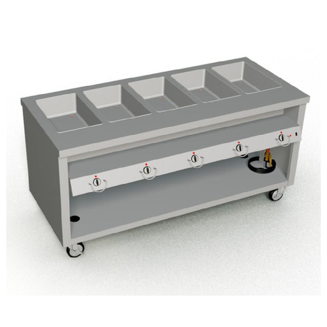 Duke TEHF-74SS-VALUE (REPLACES E305-25SS) Thurmaduke™ Hot Food Unit Mobile 74”W X 32”D X 36”H