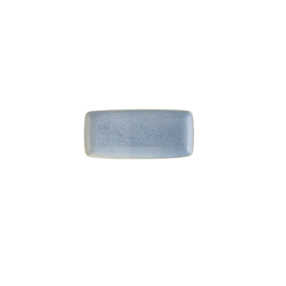 Arc Cardinal FP452 Dudson Evo Azure Rectangle Tray (L:10.63'' X W:4.75'') Stoneware
