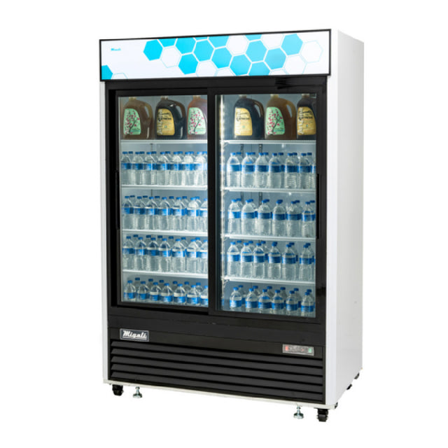 Migali Industries C-49RS-HC Competitor Series® Refrigerator Merchandiser Reach-in Two-section