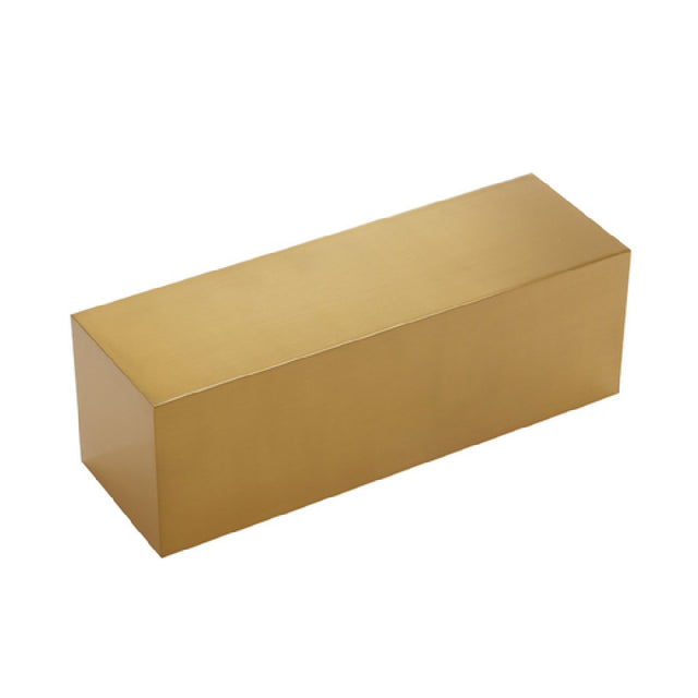 American Metalcraft SSRG12 Riser Gold Cube