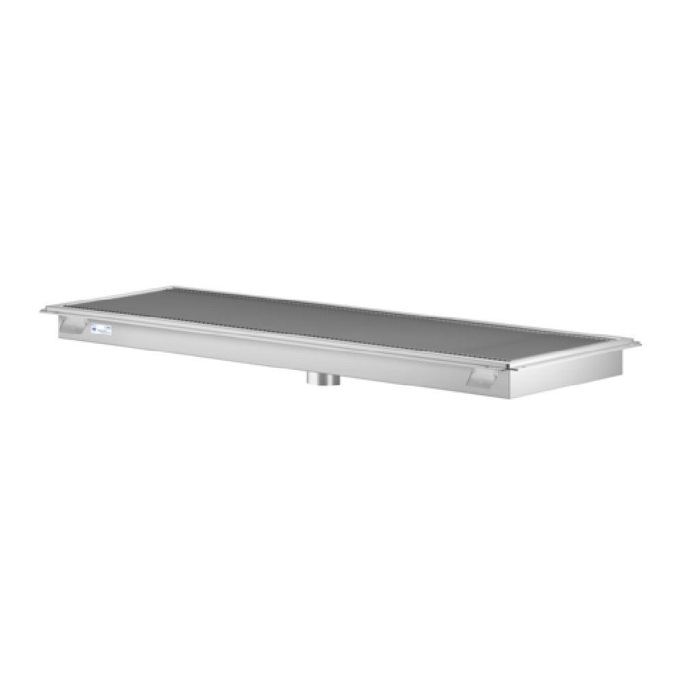 Koolmore KM-FTG-2430 KoolMore Commercial Floor Trough Drain 30"W X 24"D 4"dia. Drain Connections