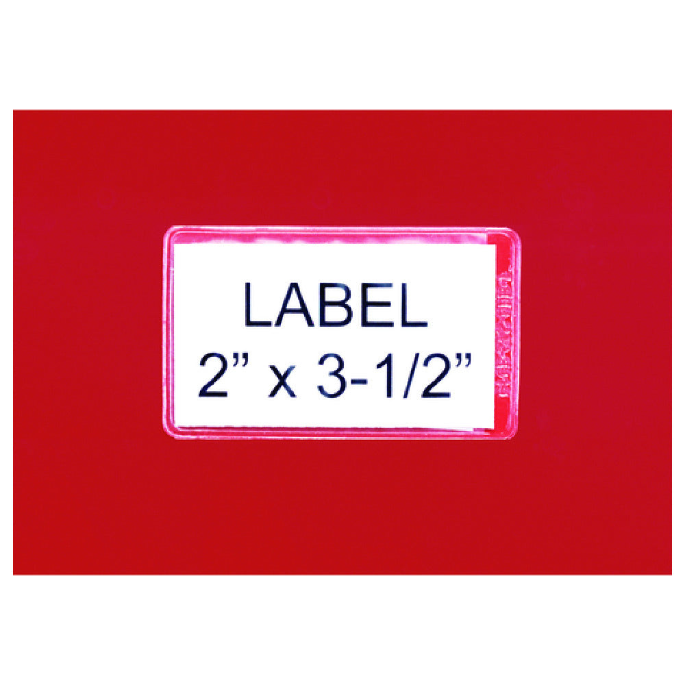 Quantum AL-23 Adhesive Label Holder 3-1/2" X 2" Includes Inserts