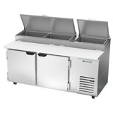 Beverage Air DP72HC Pizza Top Refrigerated Counter Two-section 72"W