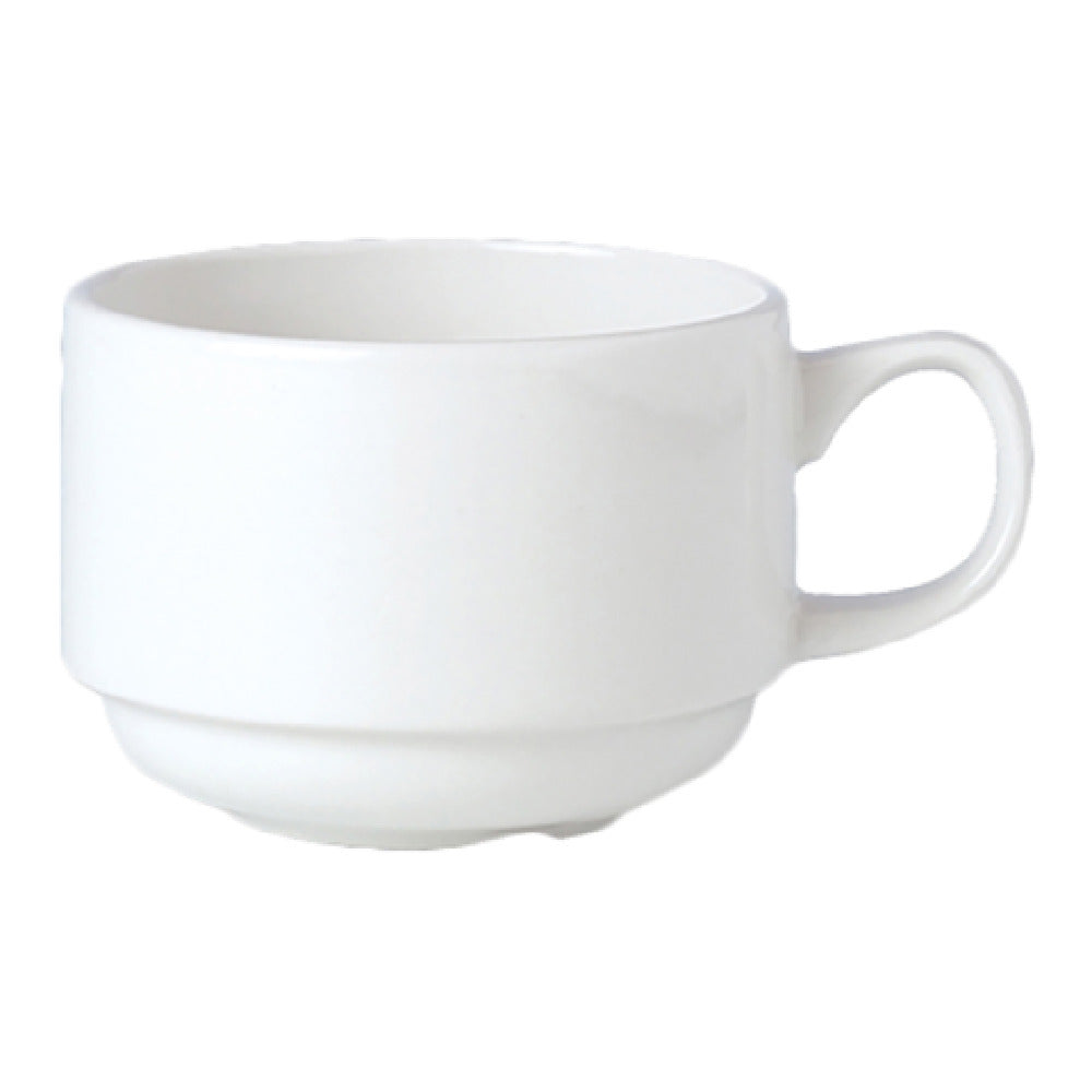 Steelite 11010217 Slimline Stacking Cup 7.0 Oz 4.375" X 3.375" X 2.5"