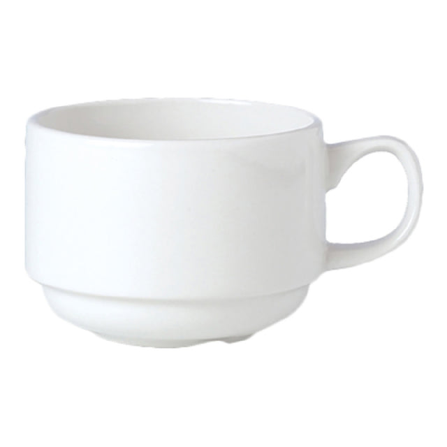 Steelite 11010217 Slimline Stacking Cup 7.0 Oz 4.375" X 3.375" X 2.5"