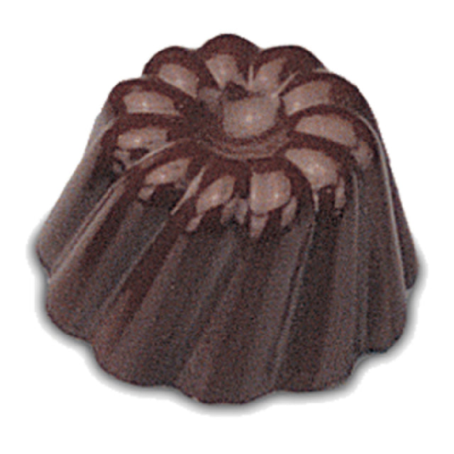 JB Prince K200 Chocolate Mold 11"W X 7"D O.A 1-3/16" Dia. X 11/16"H (30mm Dia. X 18mm) Size Forms