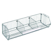 Quantum 1448BC Modular Wire Stacking Basket 48"W X 14"D X 9"H 110 Lb. Capacity