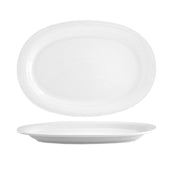 FOH DOS012WHP12 Spiral® Plate 14" X 9-3/4" Oval