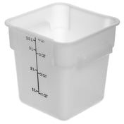 Carlisle 11961PE02 Carlisle Squares Food Storage Container 4 Qt. 7-1/8" X 7-3/10"H