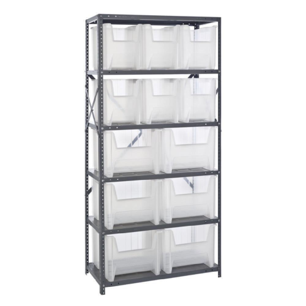 Quantum QSBU-600800CL Shelving Unit 18"D X 36"L X 75"H Heavy Duty