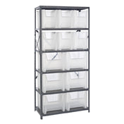 Quantum QSBU-600800CL Shelving Unit 18"D X 36"L X 75"H Heavy Duty