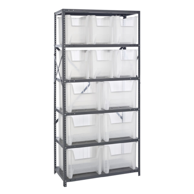 Quantum QSBU-600800CL Shelving Unit 18"D X 36"L X 75"H Heavy Duty