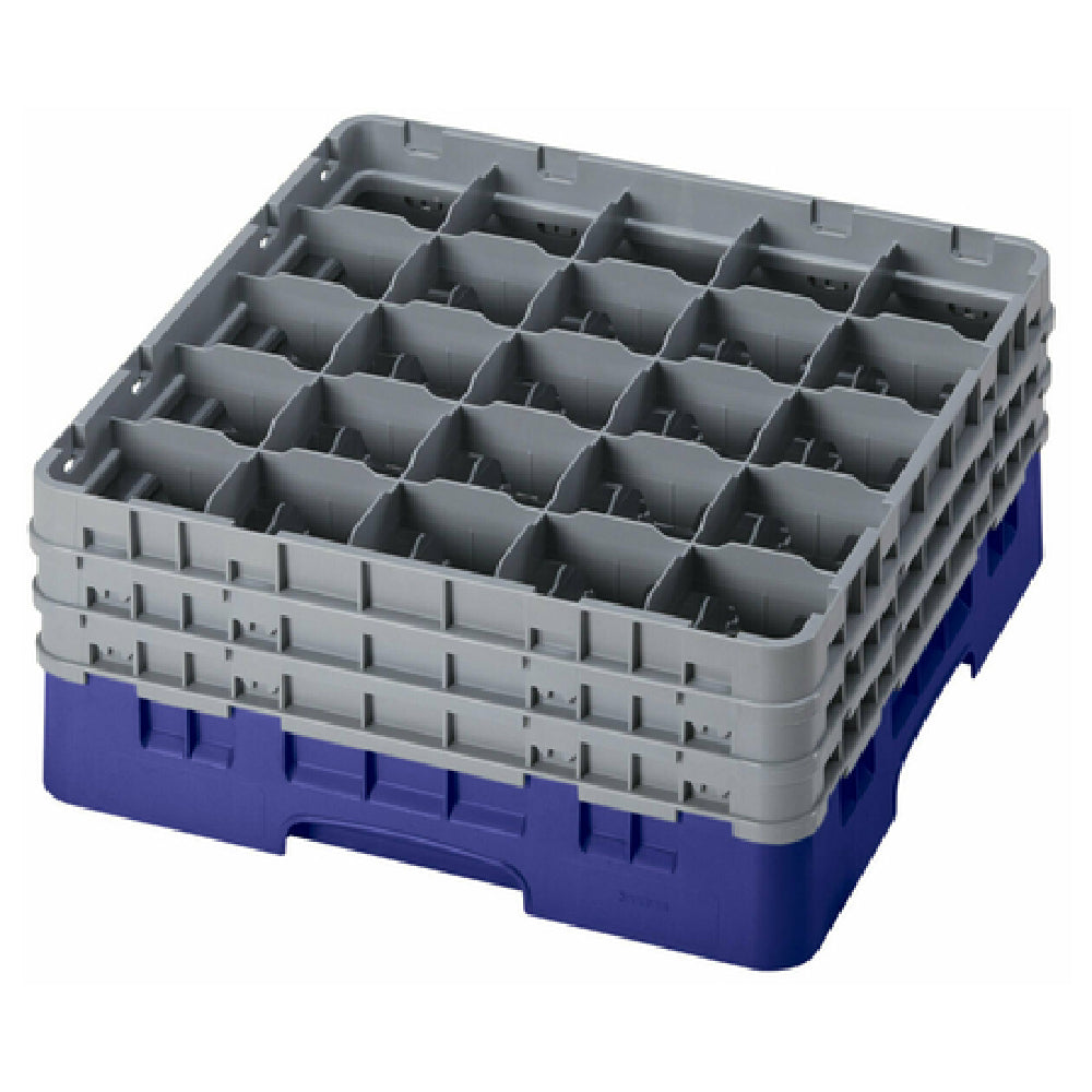 Cambro 25S738186 Camrack® Glass Rack With (3) Soft Gray Extenders Full Size