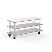 Steelite MGCMLX01CSXW - Modular Classic Large Unit White Carrera Stainless Steel