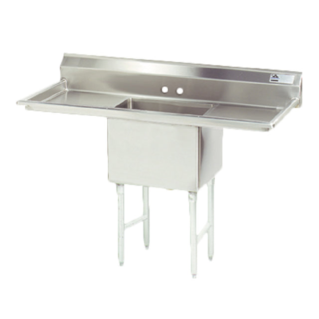 Advance Tabco FS-1-1620-18RL Fabricated Sink 1-compartment 18" Right & Left Drainboards