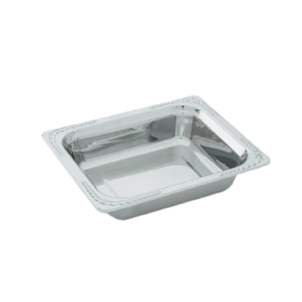 Vollrath 8230720 Miramar™ Decorative Food Pan 1/2 Size 13-1/16"W X 10-5/8"D X 2-3/4"H