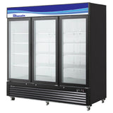 Blue Air BKGM72B-HC - Refrigerated Merchandiser, Three-section, 72 Cu. Ft. Capacity