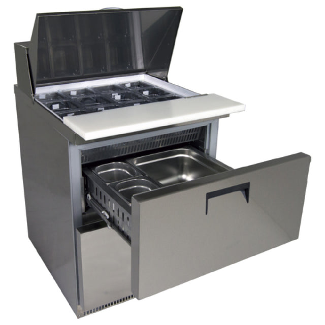 U-Line Corporation UCMT127-SS91A U-Line Commercial 27" Refrigerated Mega Top With Drawers (2 Drawers)