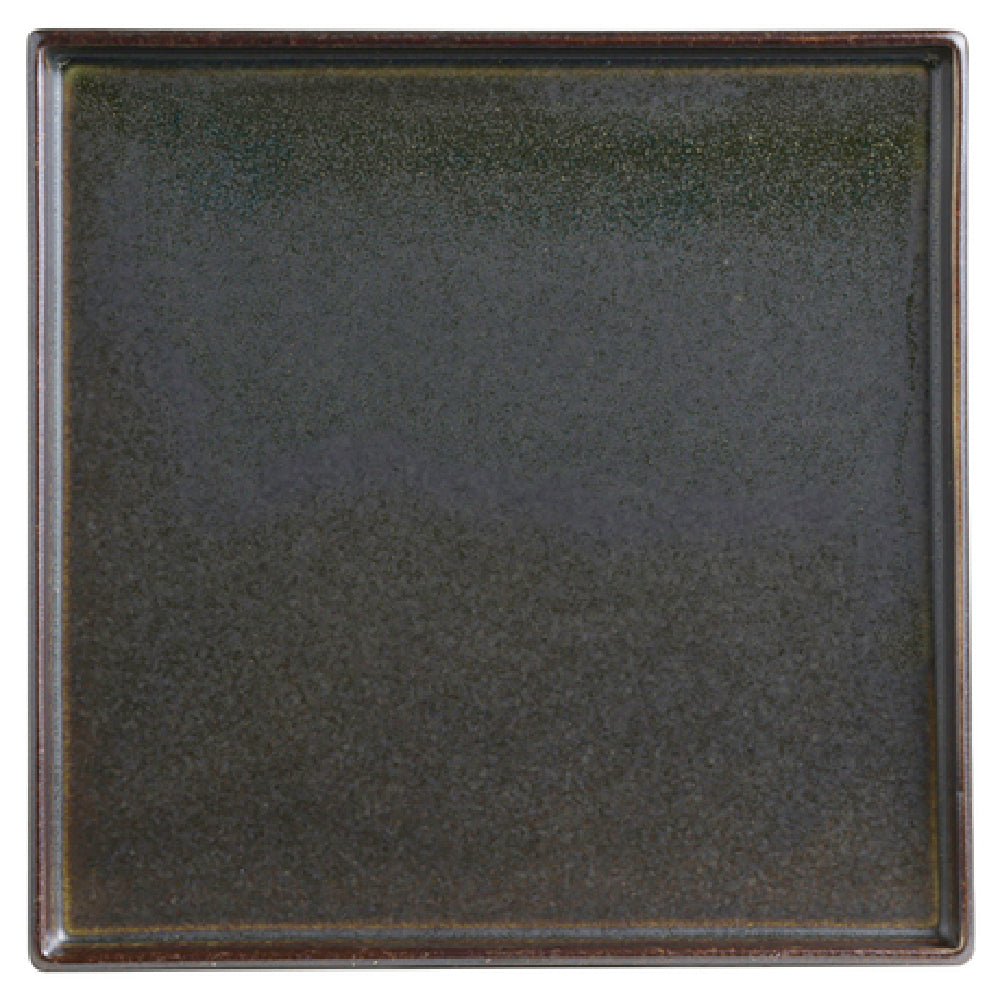 Steelite 6413MY017 Square Tray 6.25"Wabi Sabi Slate