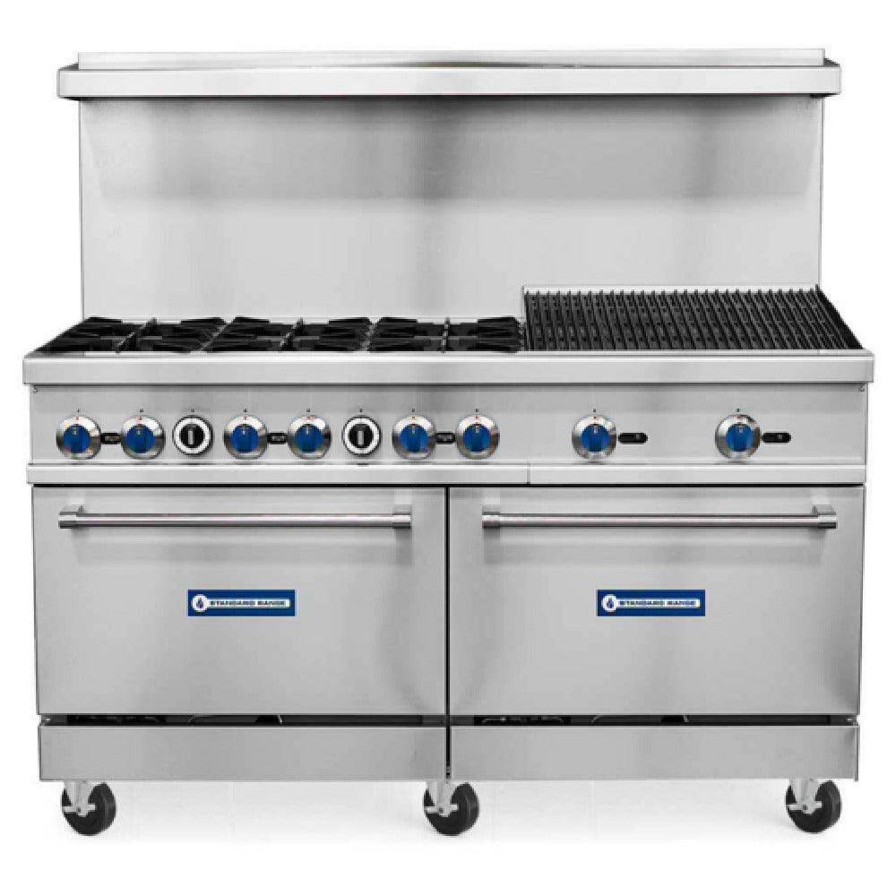 USR Brands SR-R60-24CB Standard Range Restaurant Range Natural Gas 60"W