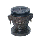 Town 51336/DZ Hibachi Stove Set 3-3/4" Top Dia. X 4-3/4"H Dragon-style