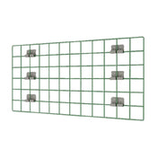 Metro WG1848K3 Quick Ship SmartWall Wire Grid 48" X 18" Metroseal 3™ Epoxy-coated Corrosion-resistant Finish With Microban® Antimicrobial Protection