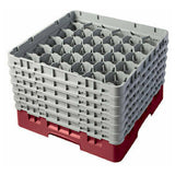 Cambro 30S1114416 Camrack® Glass Rack With (6) Soft Gray Extenders Full Size