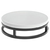 Hubert 13755 - Cerve Collection Riser, 11-1/5" Dia. X 3-1/5"H, Short