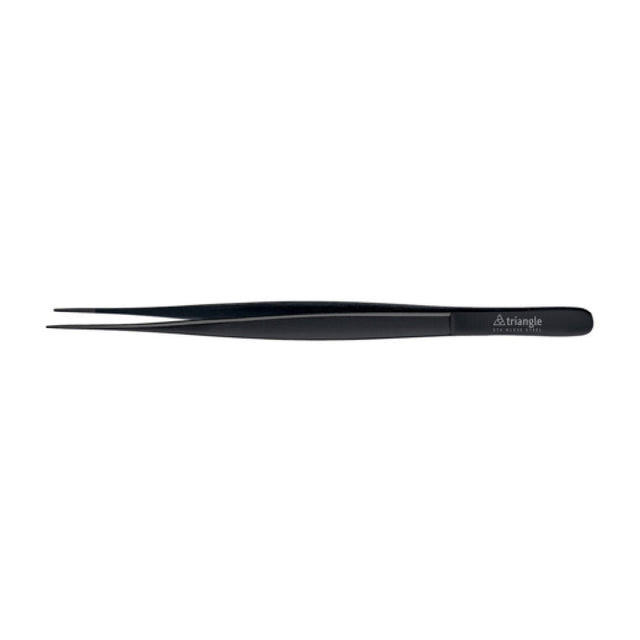 Matfer 652025 Triangle Chef's Black Serving Tweezers