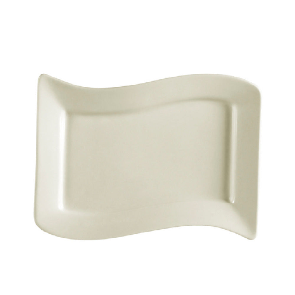 CAC China SOH-13 Soho Platter 12"L X 8"W X 1-1/4"H Rectangular