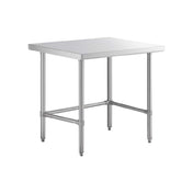 Sapphire Manufacturing SMTEO-2448S Worktable 48"W X 24"D X 35"H 18/430 Stainless Steel