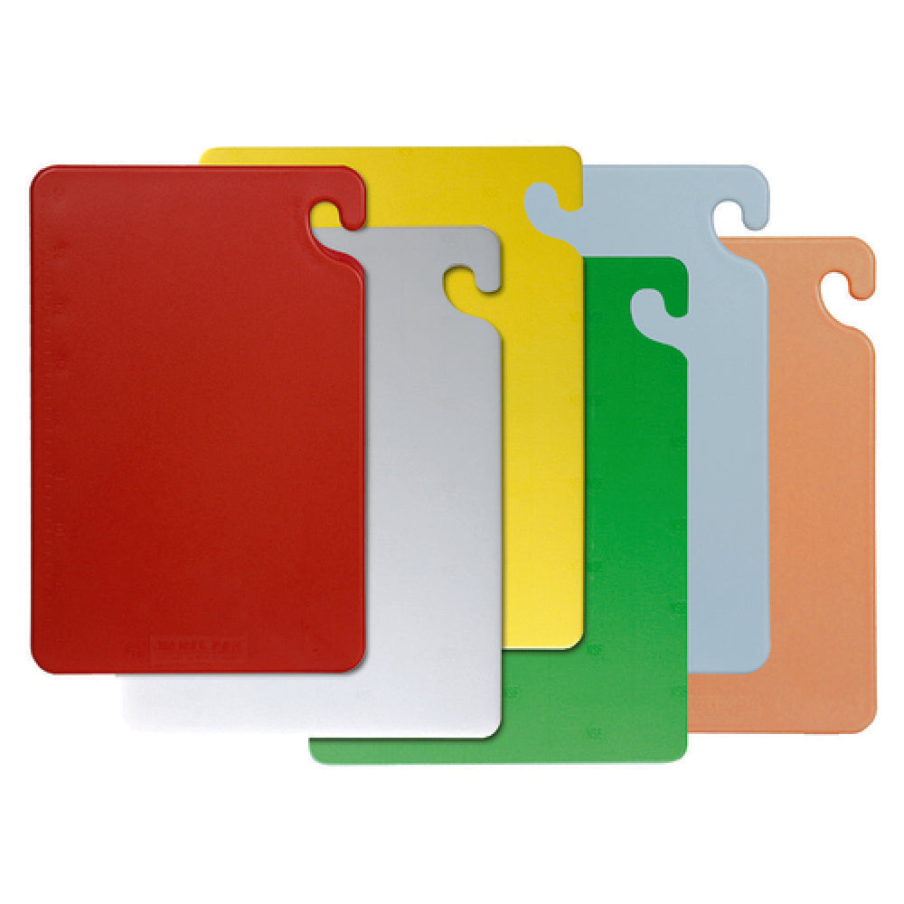 Carlisle CB1218KC San Jamar Cut-N-Carry® Cutting Board Set Includes (6) 12" X 18" X 1/2" Boards (1 Each Yellow Red Brown Blue Green White)