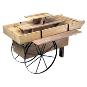Hubert 25002 - Display Cart, 54" X 29" X 38"H, Rectangular