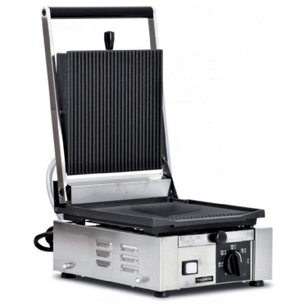 Omcan 11375 (PG-IT-0483-R) Trento Sandwich Grill Single 10" X 9" Grill Surface