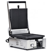Omcan 11375 (PG-IT-0483-R) Trento Sandwich Grill Single 10" X 9" Grill Surface