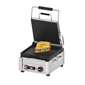 Omcan 42909 (PG-CN-0515-FT) Panini Grill Single 10" X 11" Cooking Surface