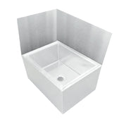 John Boos MSWC2424-27LR Mop Sink Wainscoting Rear Left & Right