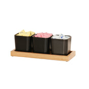 Cal Mil 23207-21 Sydney Jar 5"W X 12.75"D X 4.5"H Square