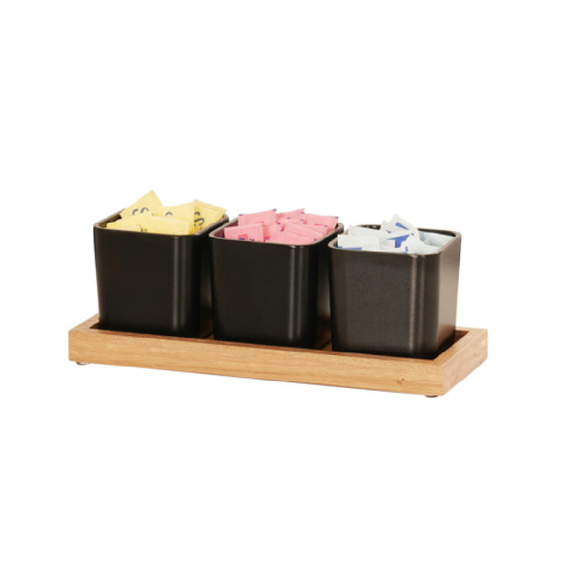 Cal Mil 23207-21 Sydney Jar 5"W X 12.75"D X 4.5"H Square