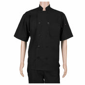 John Ritzenthaler Company RZPMCOATBK1X Ritz® Kitchen Wears™ Chef Coat 10-button Short Sleeve