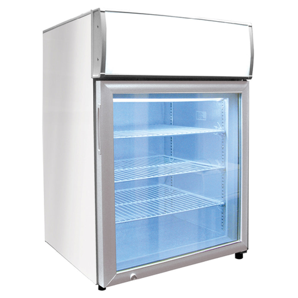 Excellence CTF-4HCMS Ice Cream Freezer Merchandiser Countertop One-section