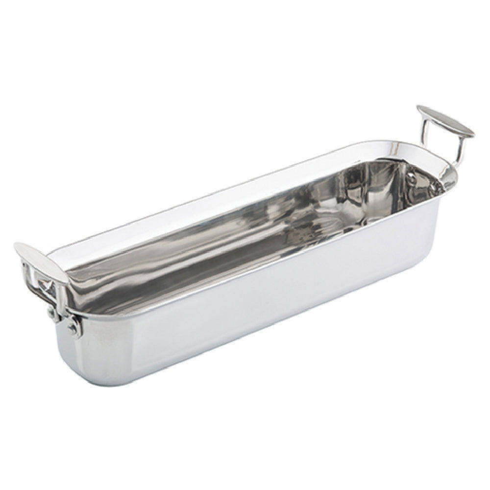 TableCraft Products 123506 - Tri-Ply Serving Pan, Half Long Size, 4-1/2 Qt.