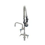 T&S Brass SMPK-2DLN-06 EverSteel Pre-Rinse Unit: EasyInstall Stainless Steel Single Hole Deck Mount Mixing Faucet