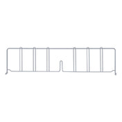 Quantum DIV30GY Wire Shelf Divider 30"D X 8"H Gray Epoxy Antimicrobial Finish